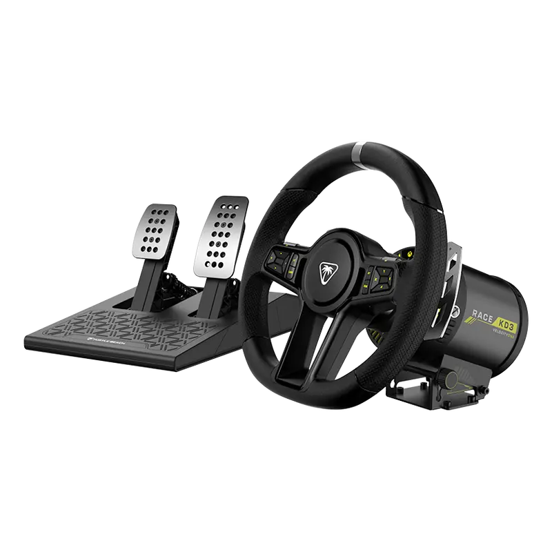 Turtle Beach VelocityOne™ Race KD3 Racing Wheel & Pedals for Xbox Series X|S, Xbox One & Windows 10/11 PCs, Accessories, Console, Magnetic
