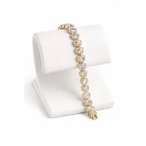 7.5 in 14K Gold Plated XP Heart Tennis Bracelet – CZ Hearts 