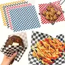 100pcs Disposable Square Grid Butcher Paper Sheets, Non-Stick Food Wrapping Paper for Burgers & Fried Chicken, Kitchen Accessories & Tools, Bakeware, Home Baking Supplies, Bakery Supplies, Baking Essentials, Nonstick Baking Paper, Parchment Paper Sheets