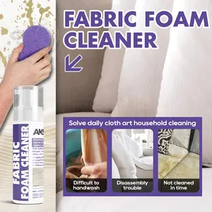 Fabric Cleaner Carpet Sofa Dry Cleaning Agent, Curtain Down Jacket Universal Foam Cleaner, Remove Stubborn Stains, No Water Needed