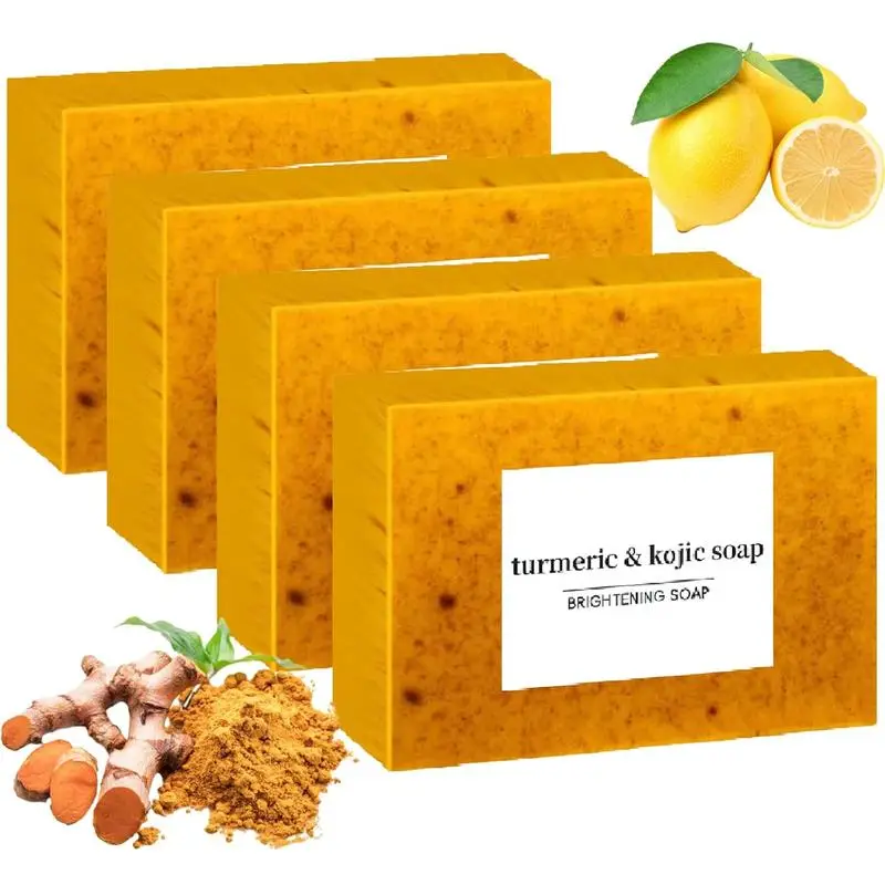 Turmeric and Tretinoin Brightening Soap, Dark Spot Remover, Soap Body Care Body Wash Flawless Organic Soap Skincare Cleanser Turmerickojicacidsoap Moi