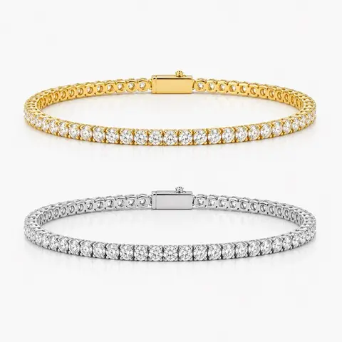 Classy tennis bracelet