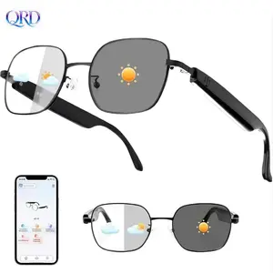 Qrd New Style Gs-11 Smart Bluetooth-compatible Glasses, Wireless Earphones, Anti-Glare Sunglasses for Travel, Driving, Cycling, Outdoor Activities