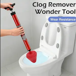 1 Count Toilet Clog Remover Tool One-Piece Design Drain Cleaner for Kitchens L71