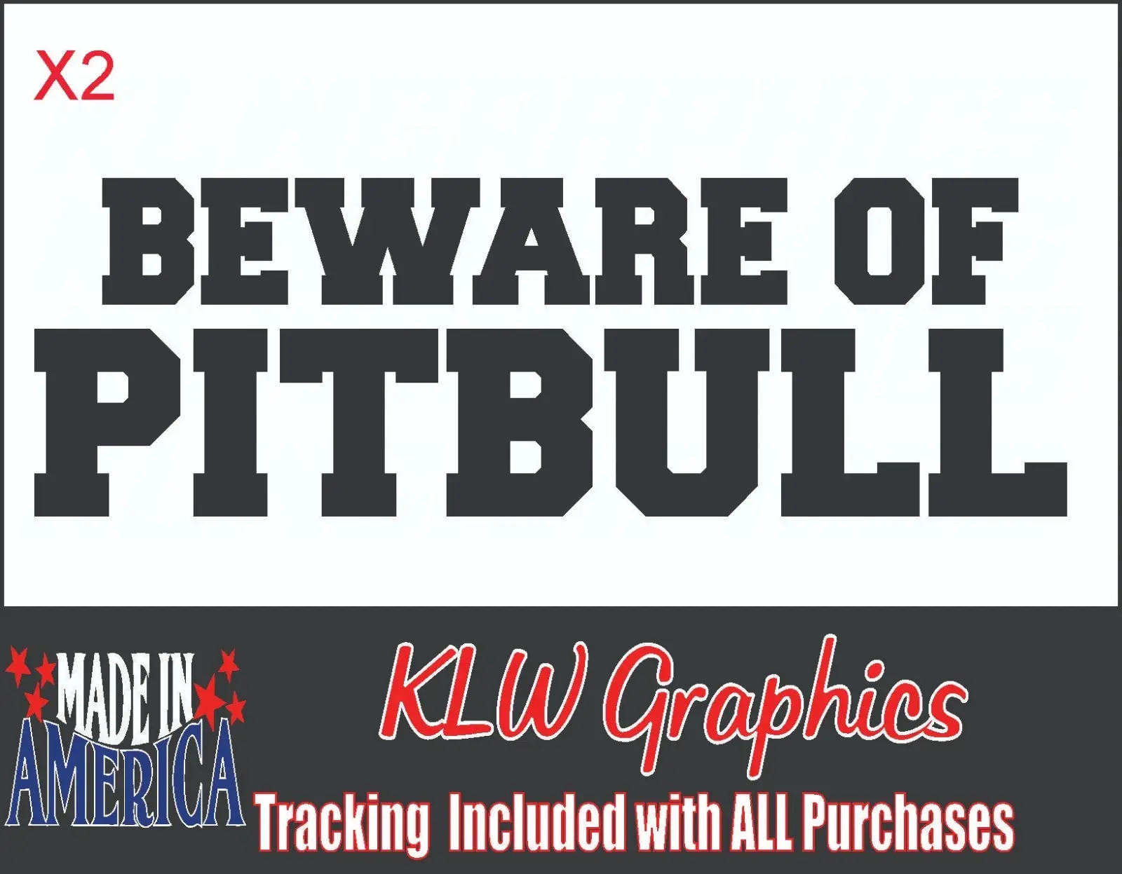 Beware Of Pitbull Decal Sticker Car Truck Pet Dog Family Friend Pits Bully American