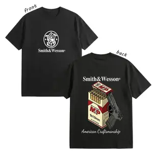 Smith & Wesson M&P Best Ammo Box Pattern T-Shirt, a Smith & Wesson T-Shirt for Gun Enthusiasts, Tactical Gear, Printed T-Shirt, Cool Shirt, Streetwear, Everyday Comfort Style good graphic tees