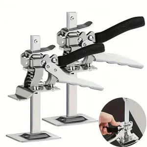 Multi-function labor-saving arm tool-metal structure, no power supply, wall tile locator, door cabinet adjustable clamp height lifter