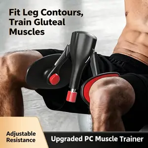 Pelvic Floor Exercise Devices Adjustable Kegel Inner Thigh Exerciser and Hip Trainer Workout Equipment for Home Postpartum Recovery Women Men
