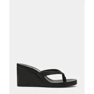 Steve Madden PLAYING BLACK LEATHER