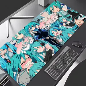 Hatsune Miku Gaming Desk Mat Mouse Pad Pc Accessories Hatsune Miku Gaming Desk Mat Mouse Pad Pc Accessories