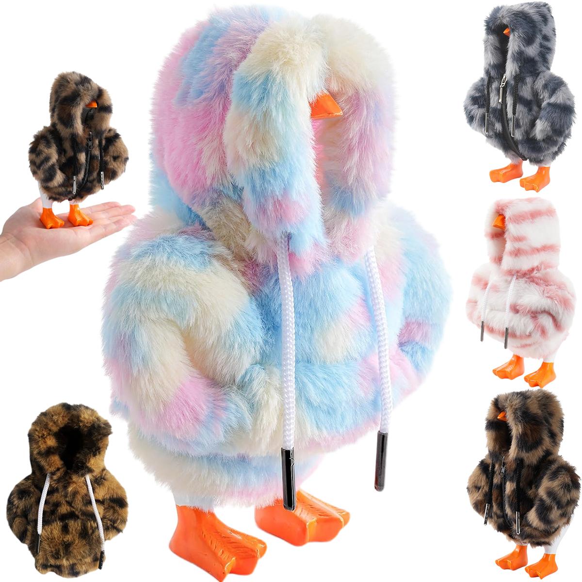 7Inch Desk Goose Outfits Mini Desktop Goose Clothes Cute Office Decor Accessories Set – Magnetic Goose Key Holder, Home Decor & Housewarming Gift, Fun Desk Goose Costume Collection