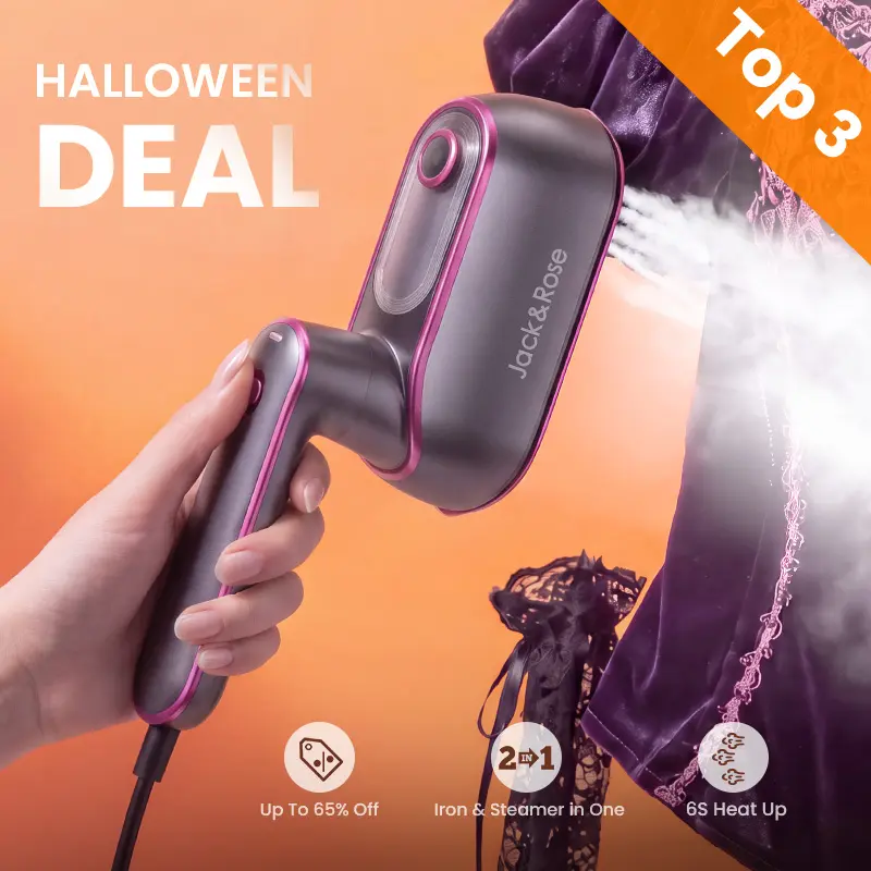 FallDealsForYou  Foldable 2-in-1  Handheld Iron - Fast Heating, 150ml Water Tank, Large Soleplate, Compact Lightweight Travel-Ready Garment Steamer & Ironing Machine for Home Clothes Refresh,  Iron, Handheld Ironing Machine