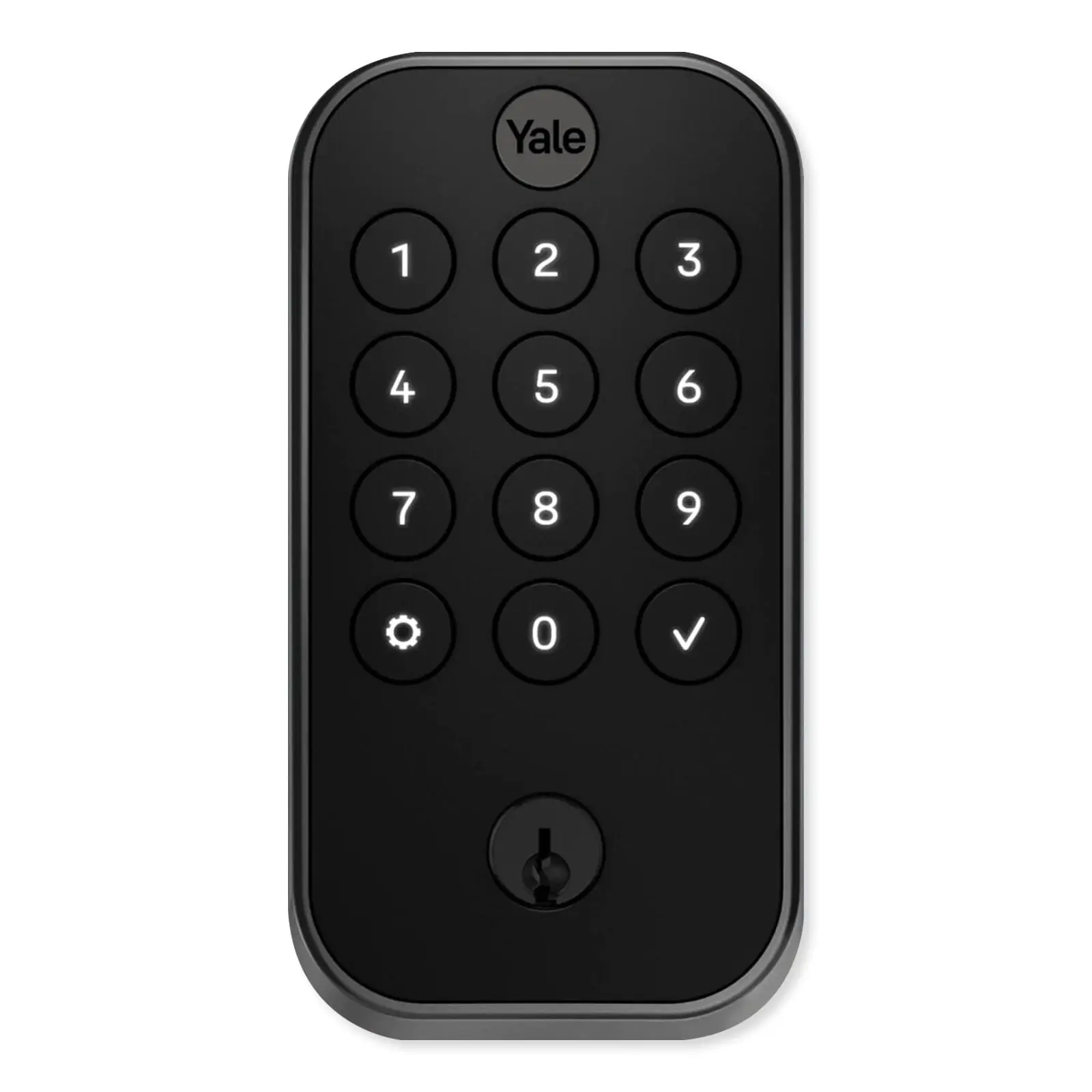 Yale YRD410-WF1-BSP Assure Lock 2 Wi-Fi Enabled Keyless Keypad Lock - Black, 4.2 lbs, Batteries Included, Auto-Locking, Built-In Wi-Fi, Easy to Use, Entry Code Sharing & Tracking, Door Hardware Security Solution, Smart Home Gadgets