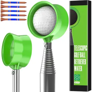 9ft/12ft Water Telescopic Golf Ball Retriever,Classic and Durable Stainless Steel Picker Upper, The Best Accessory Gift for Men and Women Golfers.