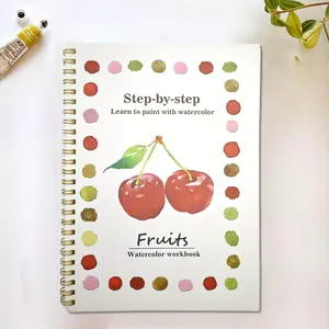 Fruit Series Watercolor Practice Book, Watercolor Workbook, Watercolor Painting Book, Ideal for Beginners to Professionals, Perfect Christmas Gift, Practical and Affordable Art Journal