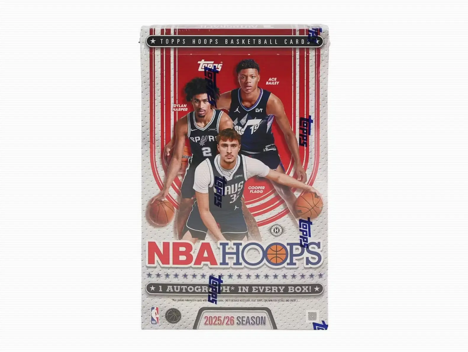2025/26 Topps NBA Hoops Basketball Hobby Box