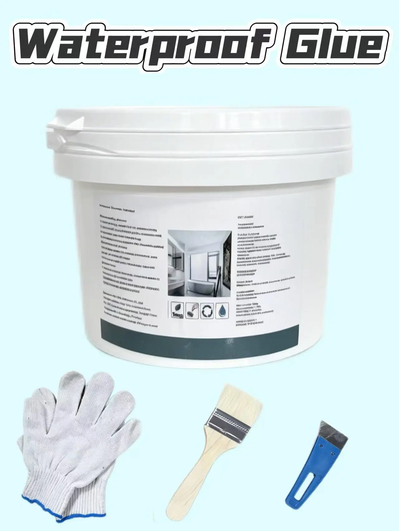 Clear Waterproof Glue Fast-Drying, Strong Adhesive for Leak Repair, Invisible Finish, Long-Lasting Protection for RV Roof, Home, Bathroom, and Windows, Easy-to-Apply DIY Use