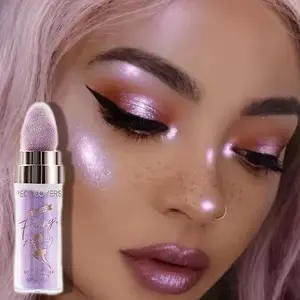 Multi-color Glitter Highlight Pat Powder, Body Glitter& Face, to Create Sparkle Makeup, for All Skin Types, Perfect Women Makeup Cosmetics, Prismatic Glow Highlighter