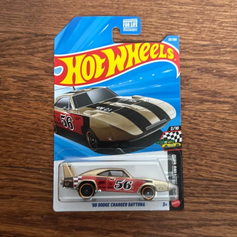 Hot Wheels '69 Dodge Charger Daytona 2025 Collectible Model Car 56 Racing Classic Toys Gift for Fans