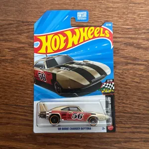 Hot Wheels '69 Dodge Charger Daytona 2025 Collectible Model Car 56 Racing Classic Toys Gift for Fans