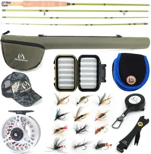 Maxcatch Ultra-Lite Fly Fishing Combo Kit for Stream River Panfish/Trout Fishing 1/2/3 Weight Starter Fly Rod and Reel Outfit, with a Protective Travel Case