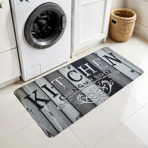 3pc of retro kitchen carpet features striped patterns, is stain-resistant and anti-slip, making it perfect for home decoration. It is ideal for bedrooms and kitchens and a perfect gift for friends rugs,Christmas Home Decor