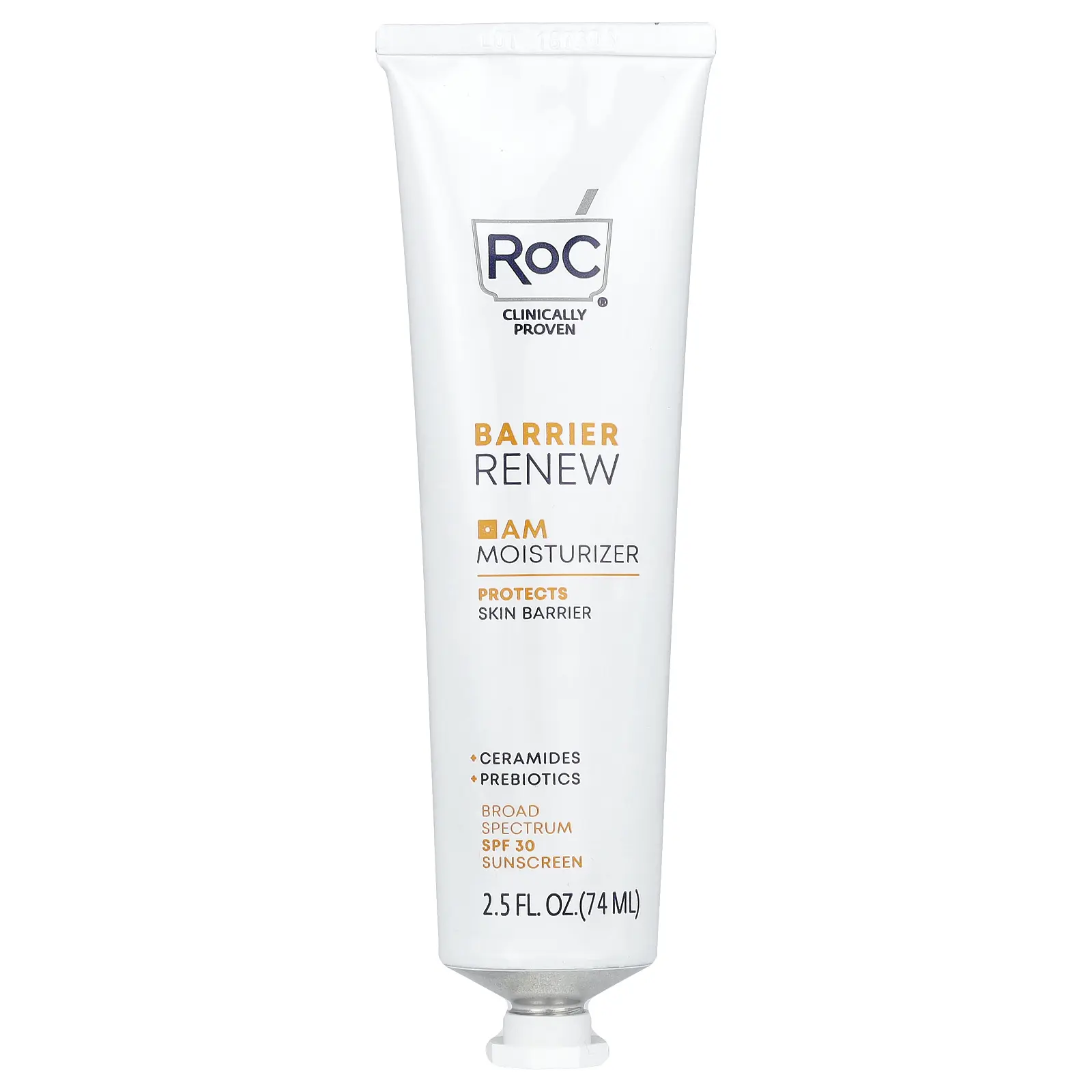RoC Barrier Renew, AM Moisturizer, SPF 30, Fragrance-Free, 2.5 fl oz (74 ml)