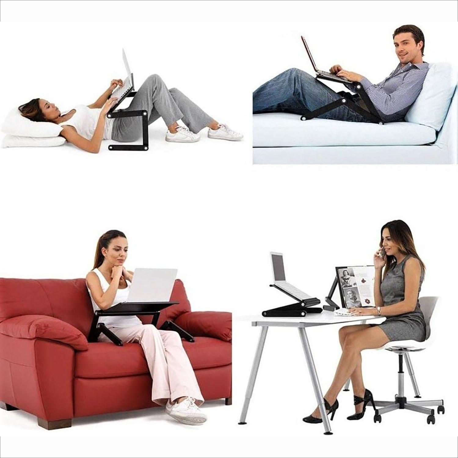 Adjustable Laptop Computer Lap Desk 360° Portable Multifunctional Foldable PC Notebook Desk Adjustable Laptop Computer Lap Desk 360° Portable Multifunctional Foldable PC Notebook Desk
