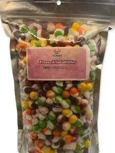 Freeze Dried Crunchy Comets 1 Pound, Premium Freeze Dried Crunchy Rainbow Nums Candy With Original Flavor, Made in USA, Gluten Free