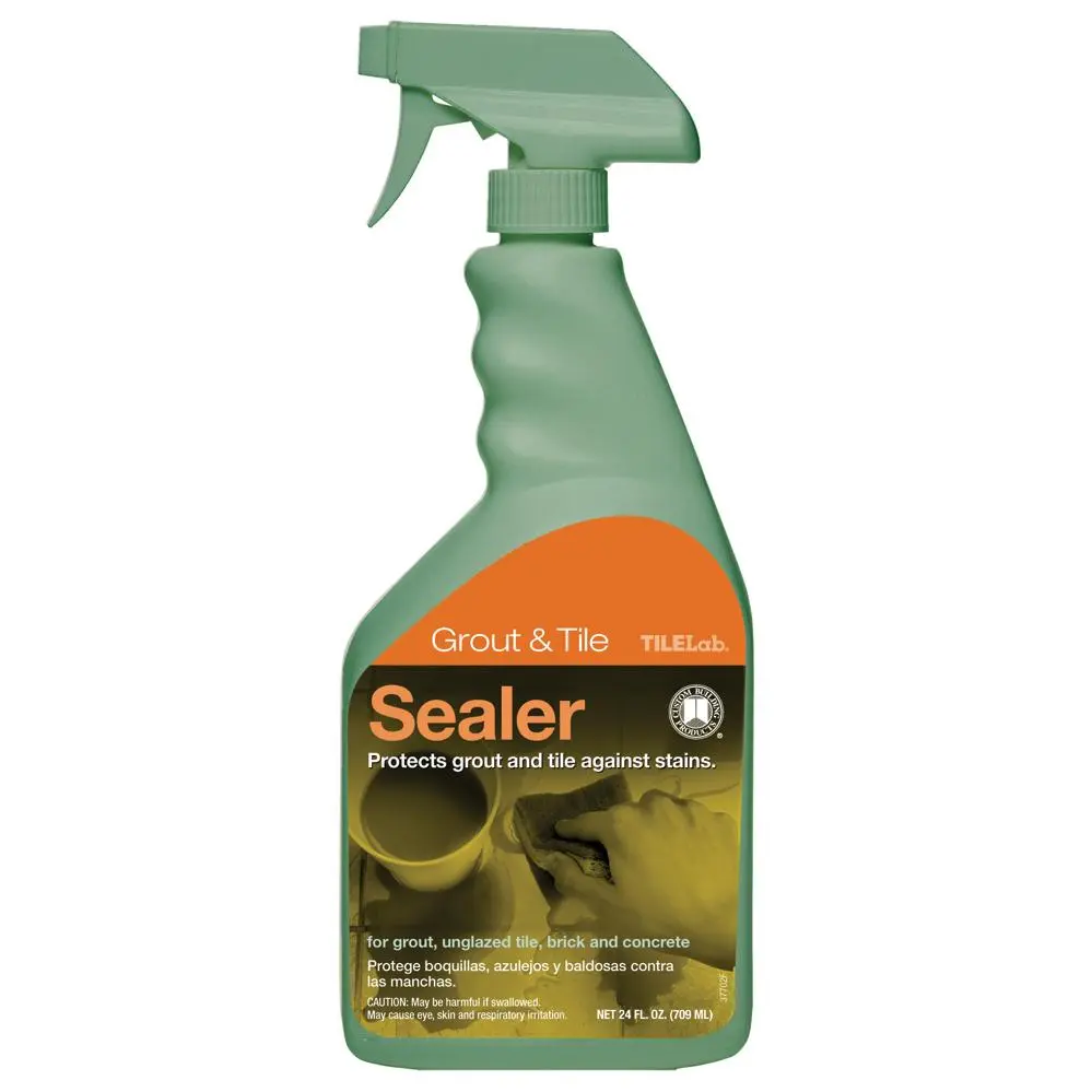 212 MAIN 24oz Liquid Grout & Tile Sealer - Low Odor, Stainproof Protection for Household Tile Cleaning