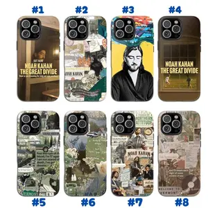 8 Styles Noah Kahan Album Phone Case, India Inspired Watercolor Art Print Phone Case for iPhone 17 16 15 14 13 12 11 Pro Max Plus & Samsung Galaxy S25 S24 S23 S22 S21