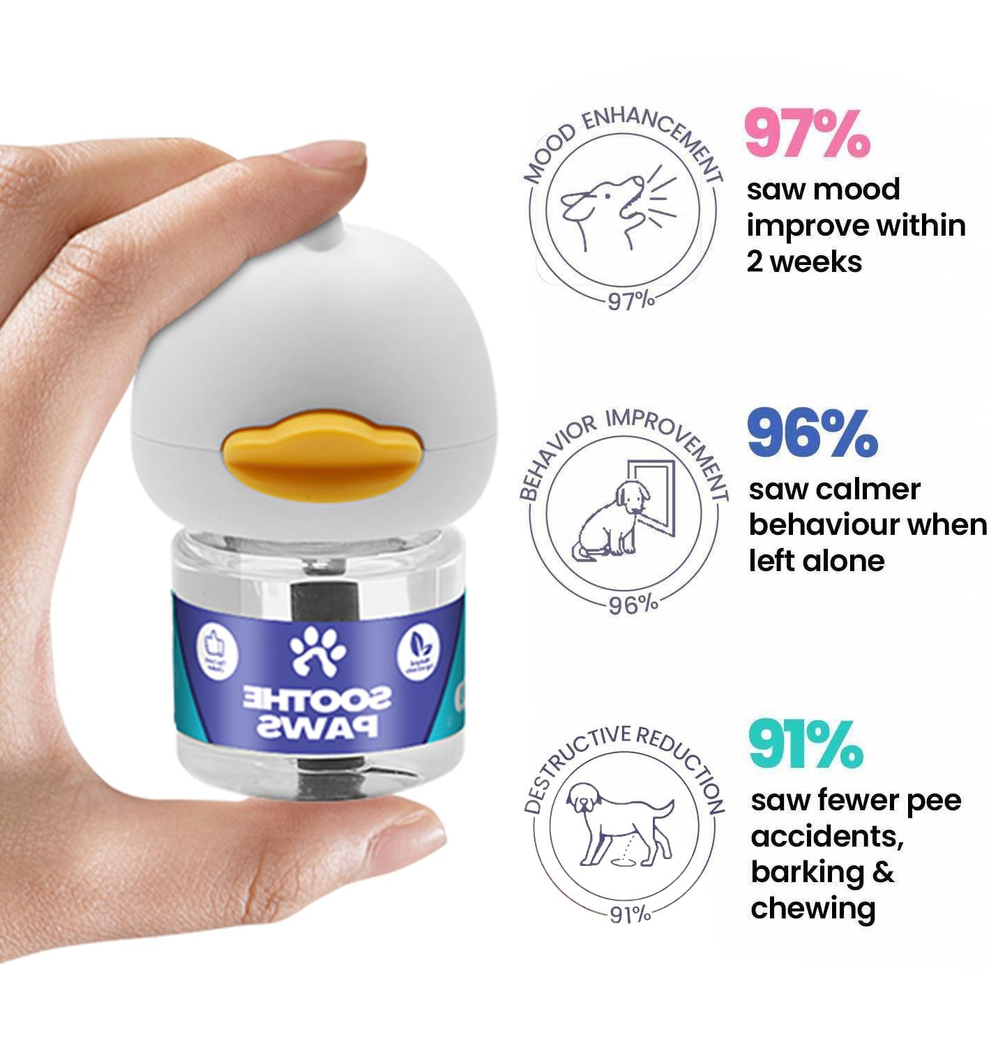SoothePaws Cat Calming Pheromone Diffuser Kit — 1D+1R or 1D+2R (48 ml Refills) | Unscented & Drug-Free | Helps Reduce Scratching, Spraying, Hiding & Meowing | ~30 Days per Refill | Covers up to ~700 sq ft per Diffuser | 110–220V SoothePaws Cat Calming Pheromone Diffuser Kit — 1D+1R or 1D+2R (48 ml Refills) | Unscented & Drug-Free | Helps Reduce Scratching, Spraying, Hiding & Meowing | ~30 Days per Refill | Covers up to ~700 sq ft per Diffuser | 110–220V