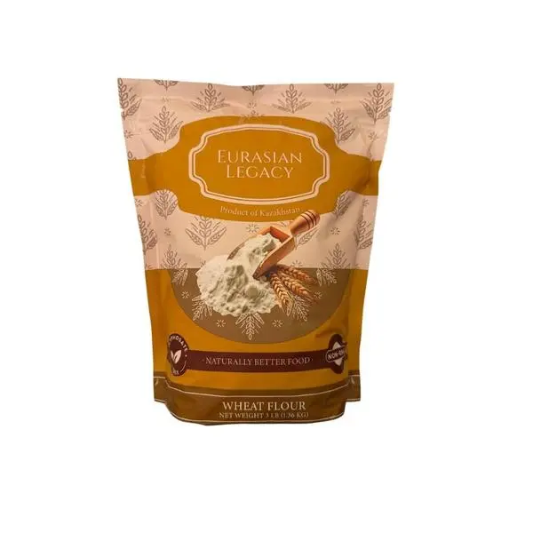 Eurasian Legacy Imported Lab-Tested Glyphosate-Free Wheat Flour, High-Protein, Unbleached, Non-GMO, for Bread, Sourdough & All-Purpose Baking, 3 lb