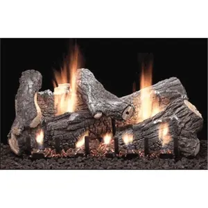 212 MAIN Empire LS18RS 18 in. Refractory Log Set - 6-Piece Artistic Photo Fireplace Accent, Room Decor