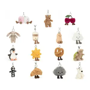 Cute Plush Keychain – Lovely Bag Charm, Adorable Gift Idea  Black Friday, Valentine's Day Christmas, Halloween,Birthday Cute Gift for Her