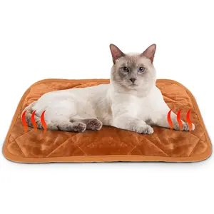Self-Warming  Bed Indoor/Outdoor Super Soft Self Heating Pet Mat Washable Thermal Pad for  &  21x16 inch