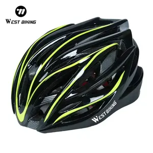 WEST BIKING Adult Road Bicycle Helmet Integrally-Molded Breathable Safety Gear Mountain Bike Helmet Free Size 54-62cm for Cyclists