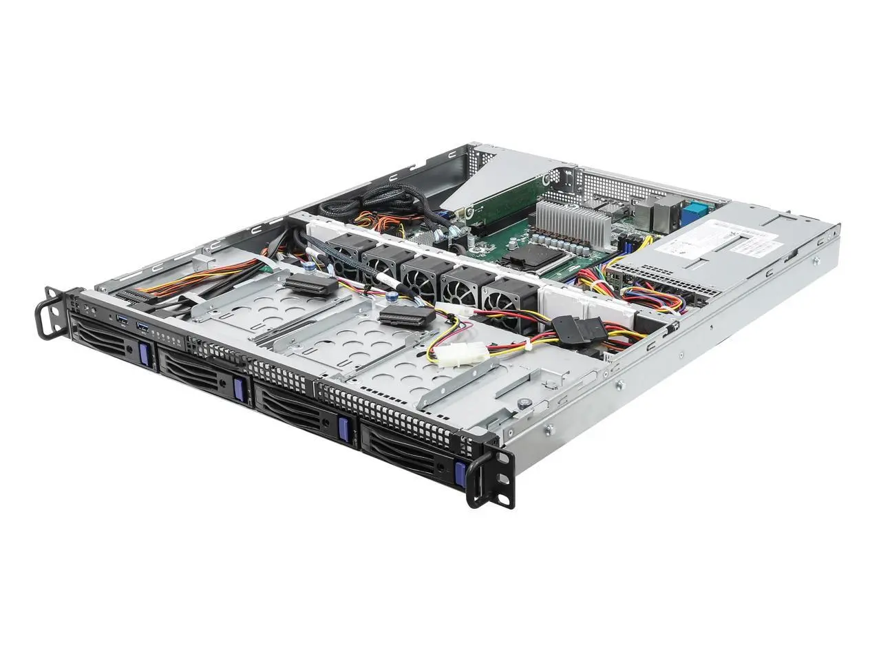 ASRock Rack Server Barebone 1U4LW-C262/2L2T RPSU 4x 3.5" Hot Swappable SATA 1+1, 80-PLUS Platinum, 450W RPSU Single Socket V1 (LGA 1700) Intel Xeon E-2400 series