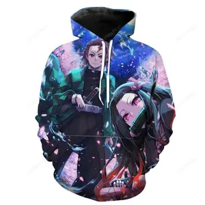 Pemagear Tanjiro and Nezuko 3D All Over Print Hoodie