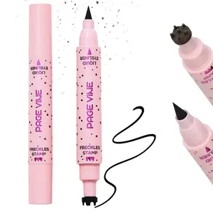 Best-Selling Waterproof Freckle Pen – 2-in-1 Freckle Stamp & Eyeliner, Long-Lasting Smudge-Proof, Quick-Dry Fine Tip for Natural Sunkissed Lifelike Freckles, Easy Daily Makeup for All Skin Tones