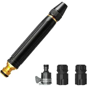 Heavy Duty Adjustable Twist Nozzle Home High Pressure Car Wash Water Gun, 2026 New Heavy High Pressure Washer Gun, Adjustable Booster High-Pressure Car Washing Water Nozzle for Outdoor Cleaning, Watering Plants and Car Washing