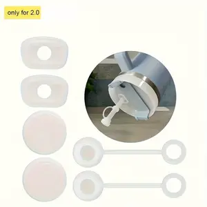 3pcs/6pcs Cup Lid Straw Cap Silicone Leak Proof Plug Accompanying Cup Silicone Spill Proof Plug 2.0 Version, (Suitable for 30 Ounce/40 Ounce Sports Water Bottles)