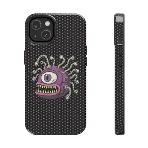 Critical Cut Purple Monster Phone Case