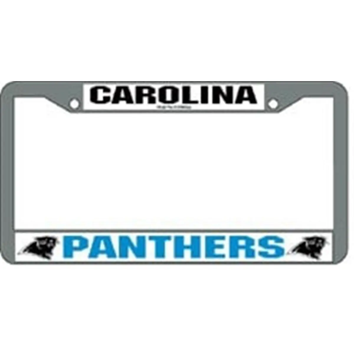 212 MAIN Licensed Chrome Logo License Plate Frame for Carolina Panthers - Sports Collectible Automotive Fan Accessory, Rico Car Accessory