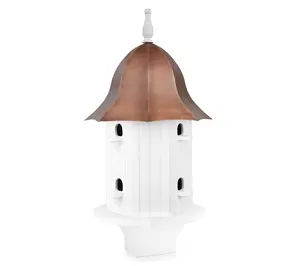 Dovecote Manor Birdhouse - Pure Copper Roof by Good Directions