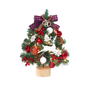 17” Tabletop Christmas Tree W/ Lights Christmas Decorations