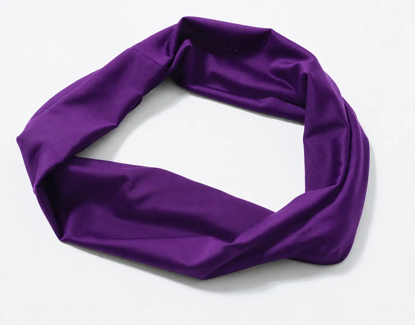 Jersey Knit Headband -Purple