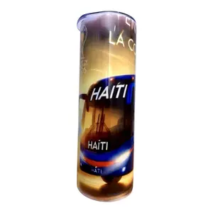 Haiti Travel Mug - Elegant Design with Haitiankeeper Text - Portable Drinkware for Daily Use Tumbler