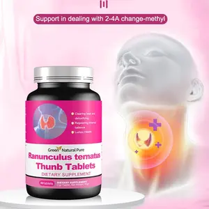 Green Natural Pure Cat's claw.resveratrol, thyroid relief, natural extract to soothe the throat, 60 capsules, made in the USA