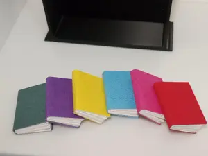 1:12 Scale Mini Books 6 Different Colors Handmade Miniature Books